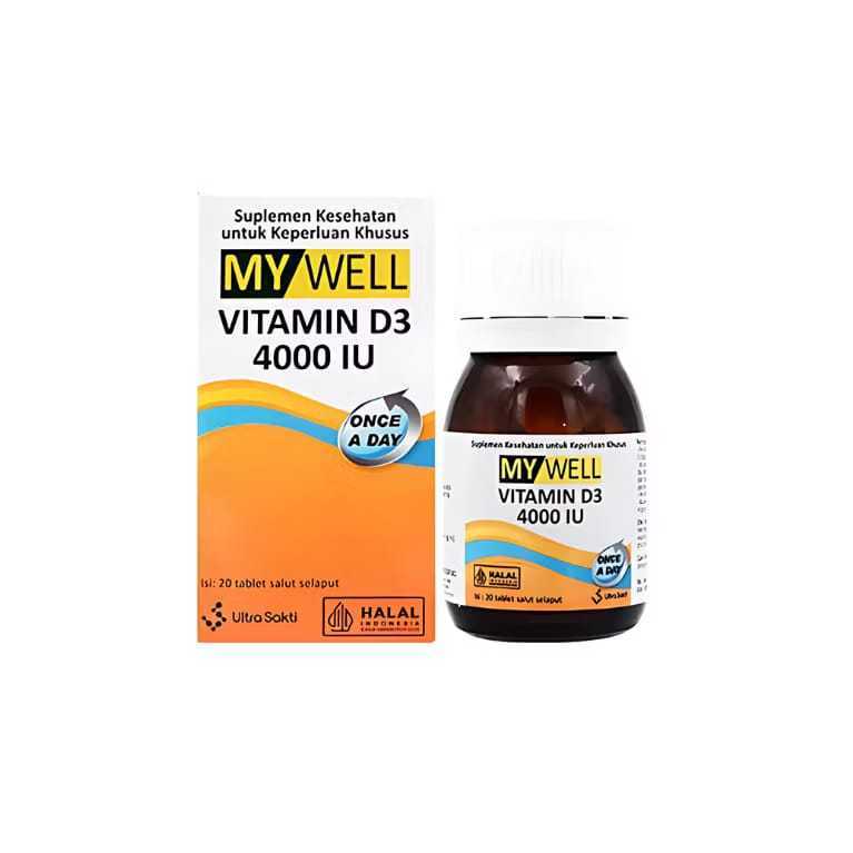 Mywell Vitamin D3 4000 IU 20 Tablet