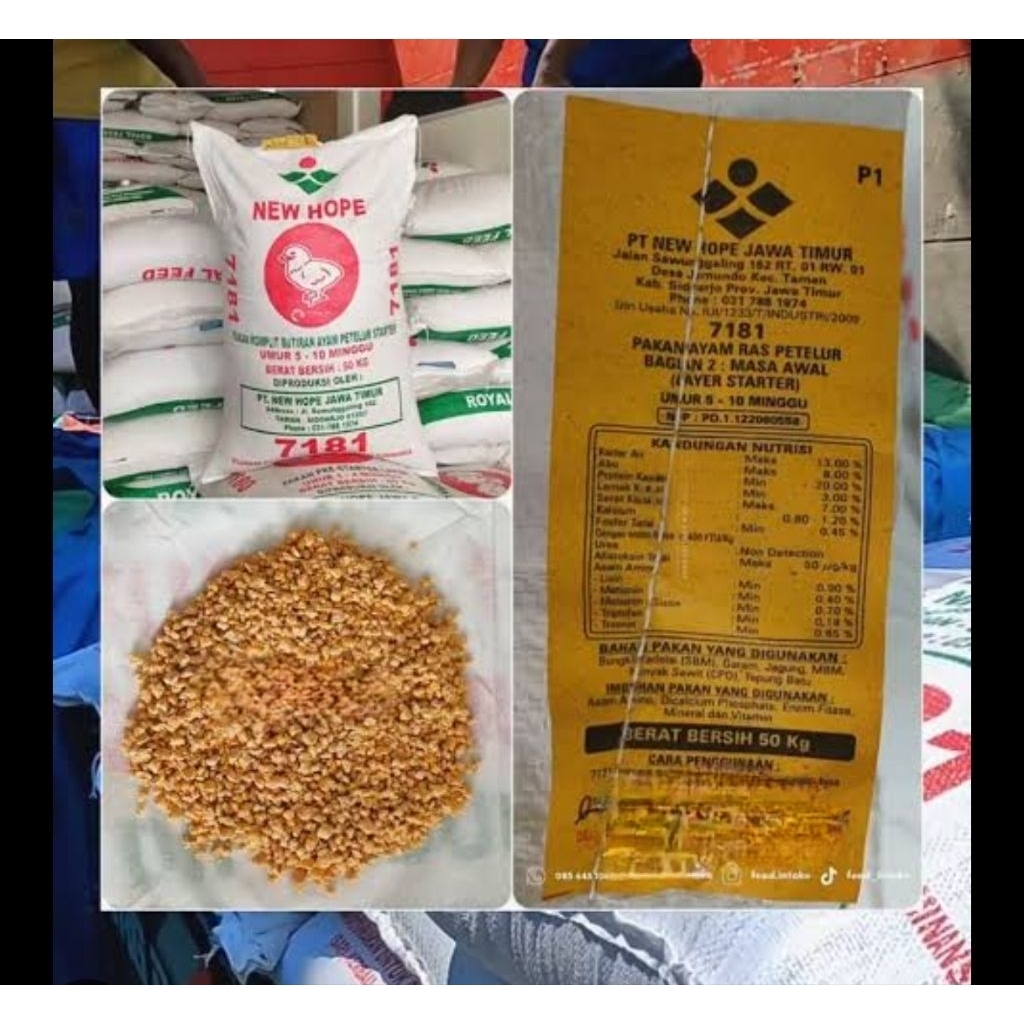 New hope pakan ayam petelur 7181