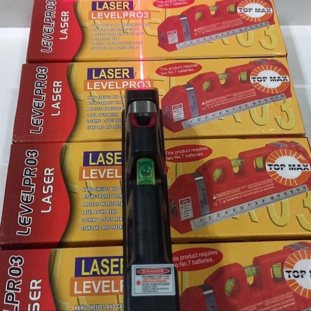 Waterpass Laser Penggaris Meteran Laser