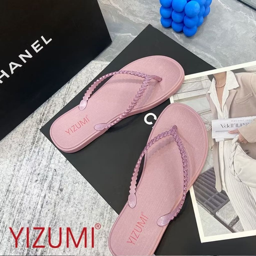SANDAL JEPIT YIZUMI SANDAL JEPIT WANITA SENDAL KARET ukuran 36/37