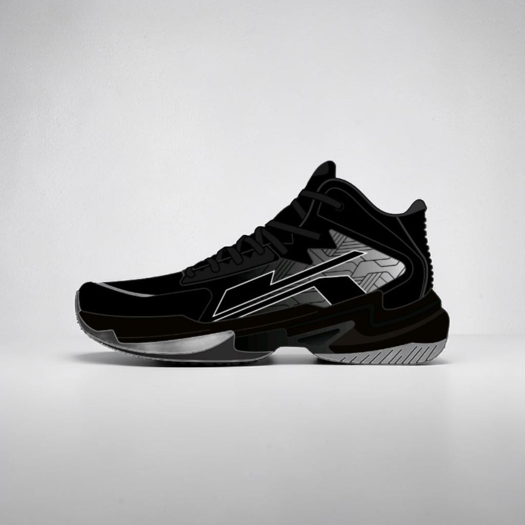 Sepatu Voli/KKV02010/Karge Kintamani II MT/Black/White