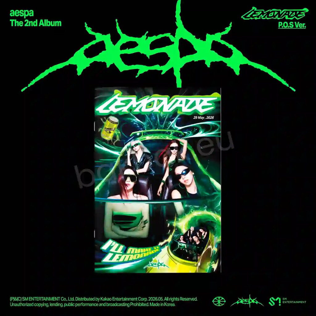 READY STOCK OFFICIAL AESPA LEMONADE POS VER