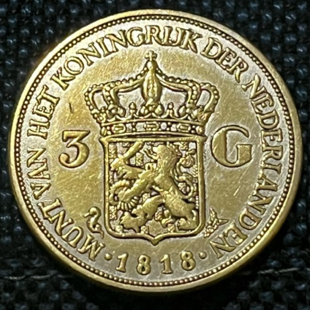 KOIN WILLEM III KONING DER NED•G•H•V•I• 1818