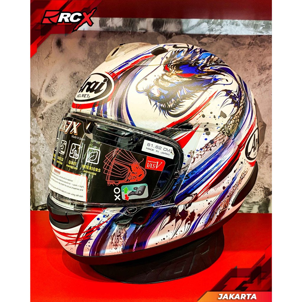 Helm Arai RX-7X Kiyonari Trico Original Second 2nd Bekas RCX