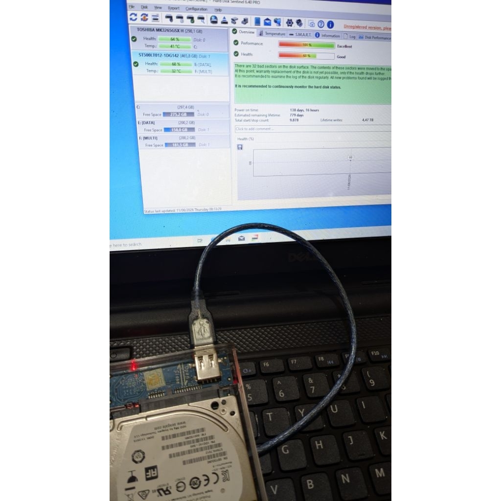 HDD Seagate 500 GB Copotan Laptop Original