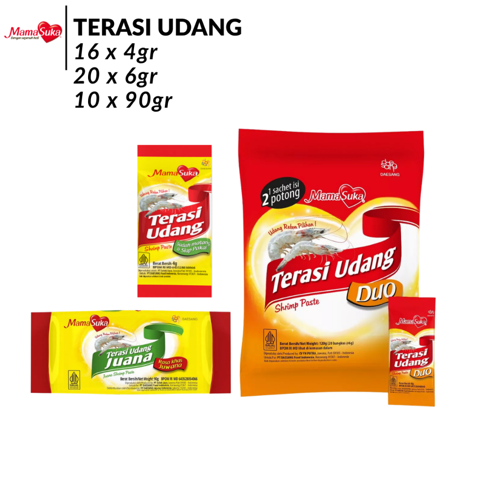 MAMASUKA Terasi Udang - Bumbu Penyedap Rasa Masakan