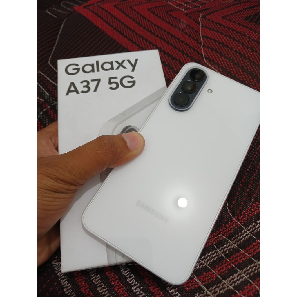 samsung a37 5g 8/256 minus lock finance fisik likenew pemakaian 1 bln