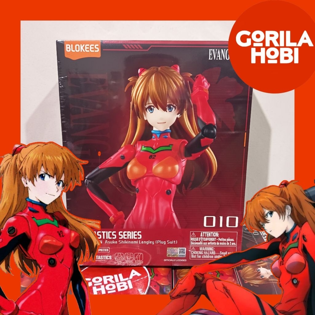 BLOKEES EVANGELION FANTASTICS SERIES EVANGELION ASUKA SHIKINAMI LANGLEY (PLUG SUIT) figure model kit