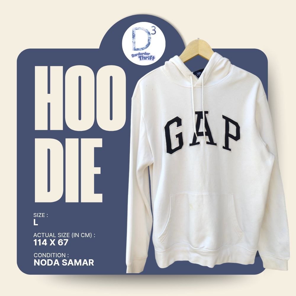Hoodie Gap Putih