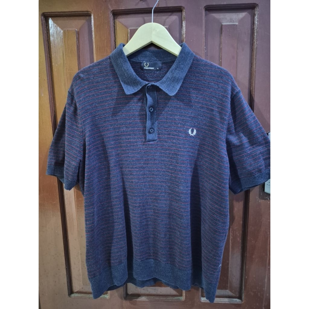 baju fred perry knitwear slim fit