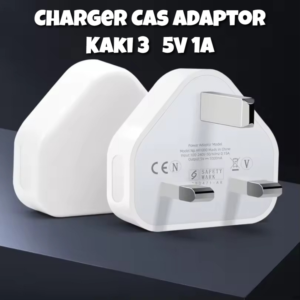 Batok Charger Hp Iphone Kepala Kaki 3 Segitiga Usb