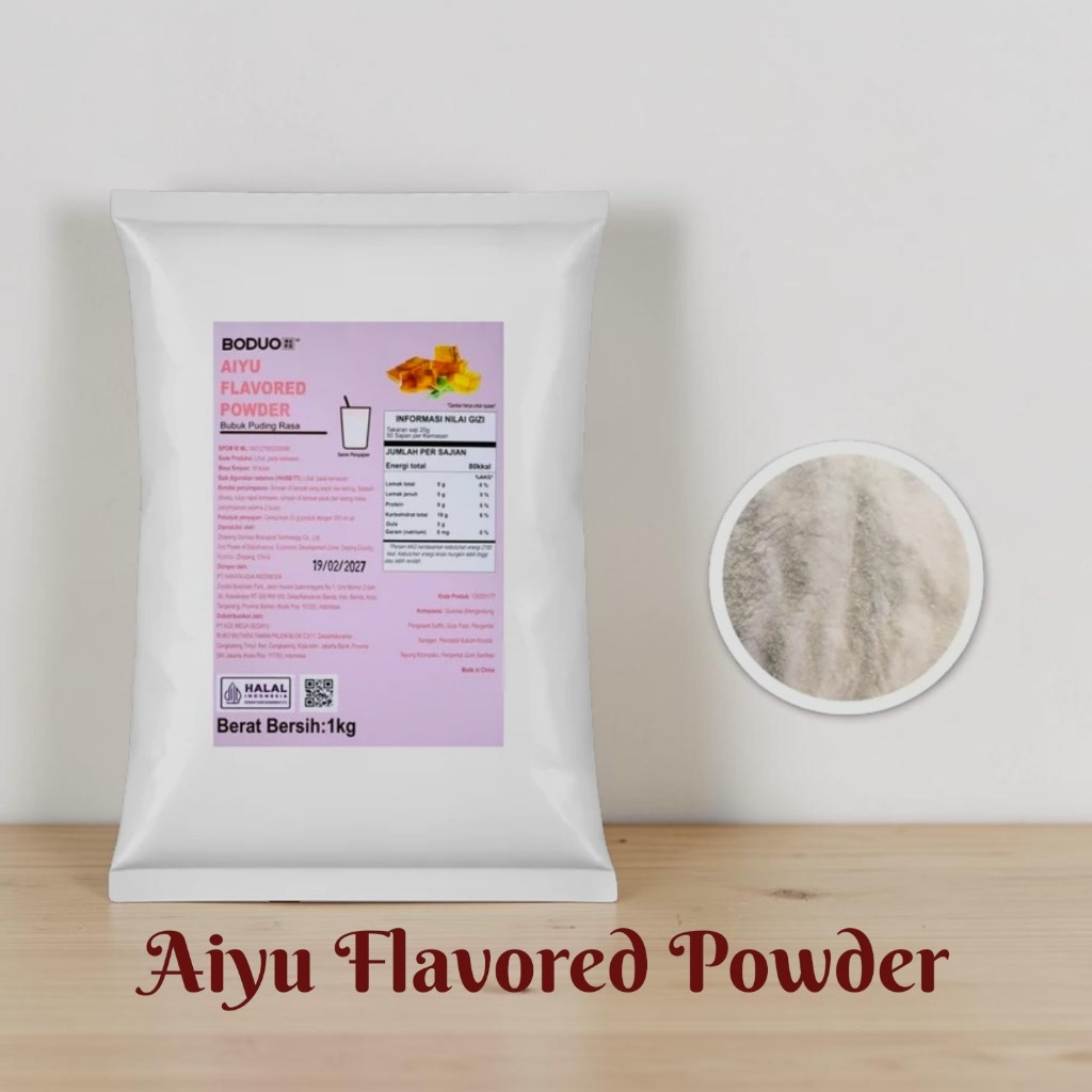 Boduo Aiyu Flavored Powder - 1kg - Bubuk Agar jelly powder