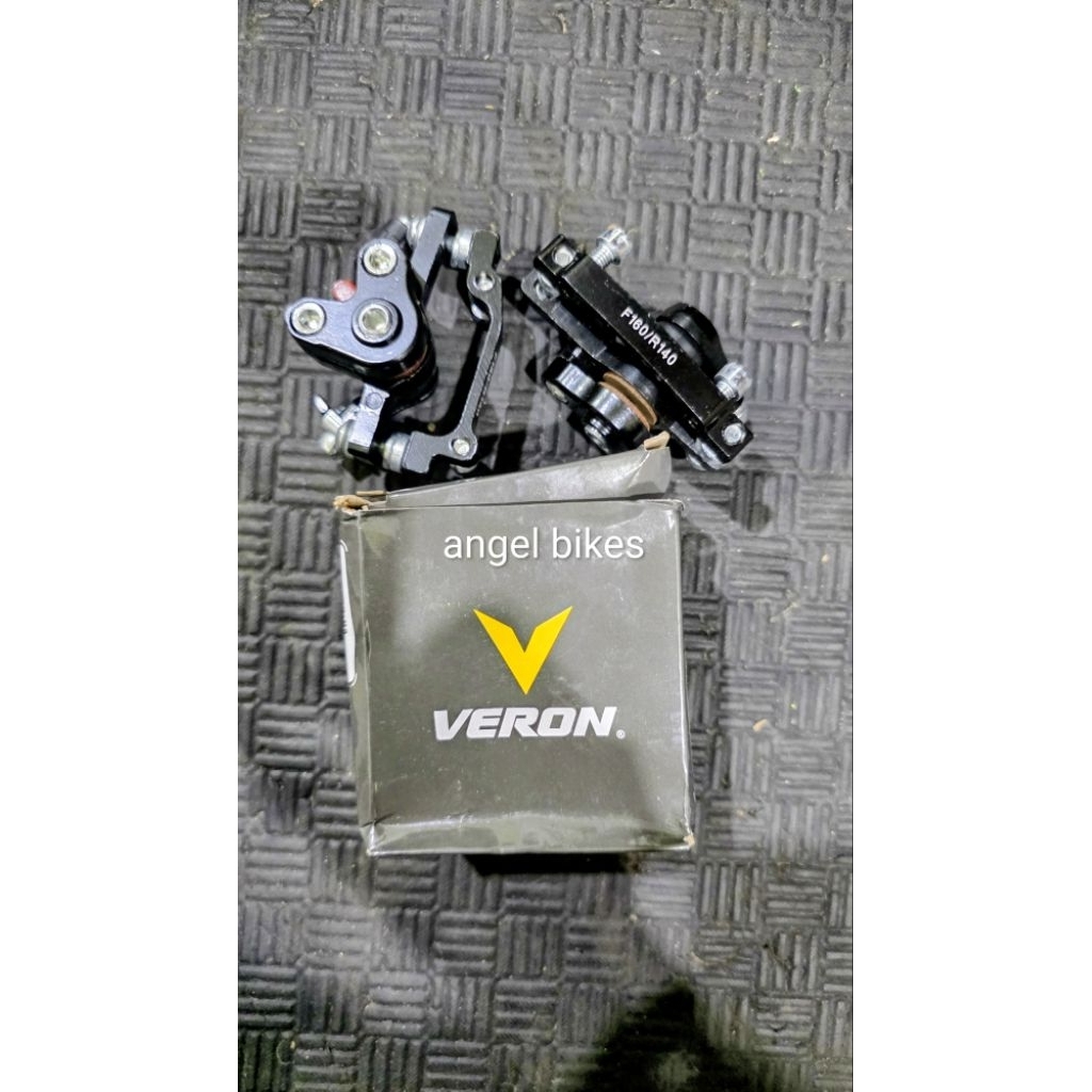 Kaliper Rem Cakram Sepeda Veron Depan Belakang F180 R160