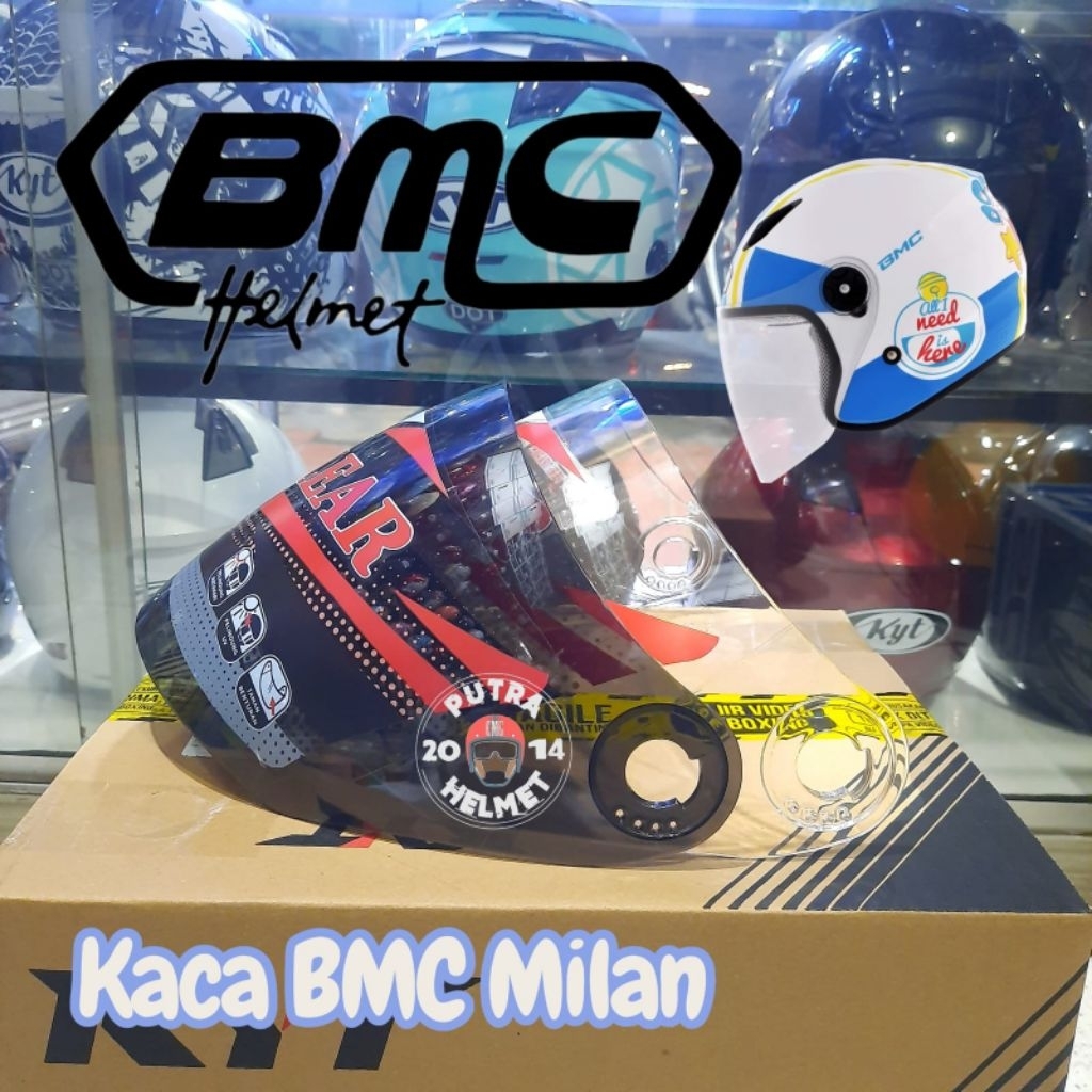Kaca Helm  BMC MILAN | Visor Helm Bmc Milan Half Face