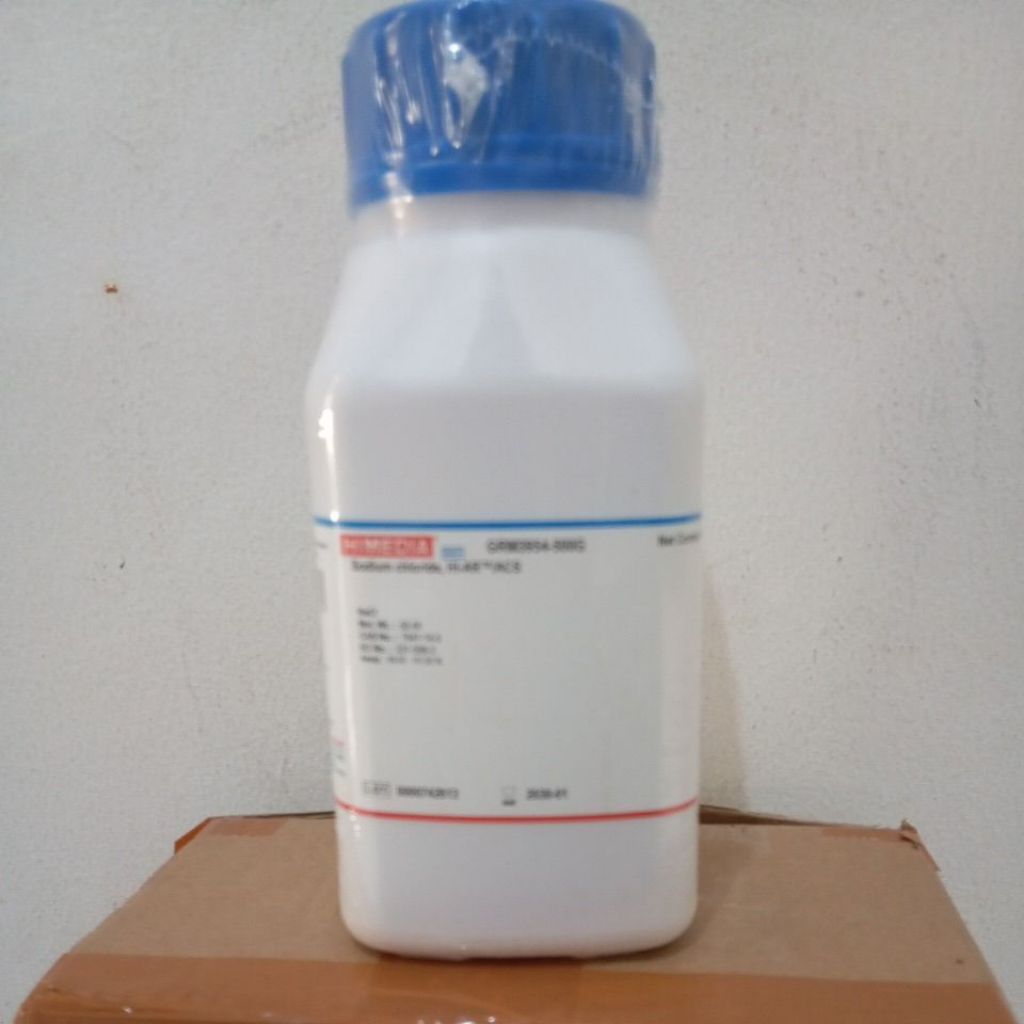 Sodium Chloride Himedia 500G.GRM3954-500G. NaCl Himedia  500G. NaCl Pro Analyst