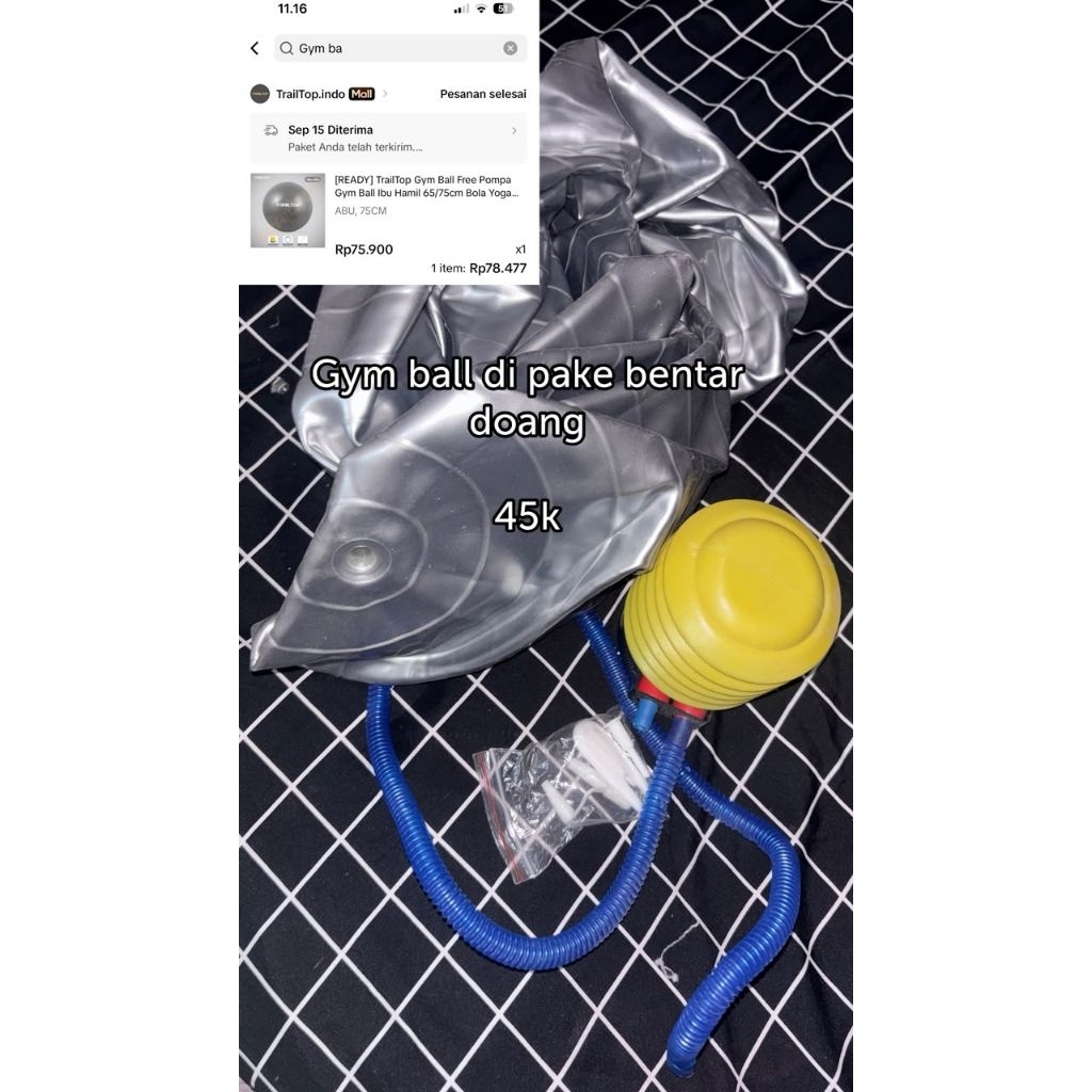 gym ball preloved