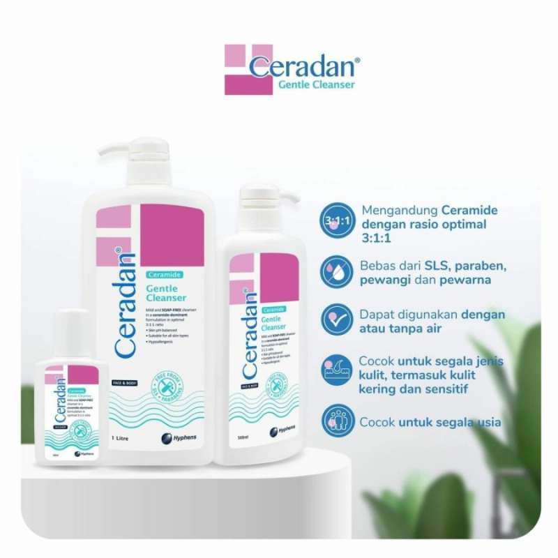 CERADAN GENTLE CLEANSER/ATOPIK/EKSIM/DERMATITIS 280ML