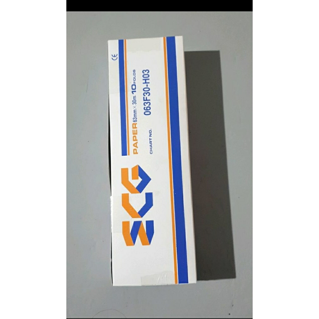 ECG paper 63x30 Z Fold for Fukuda me