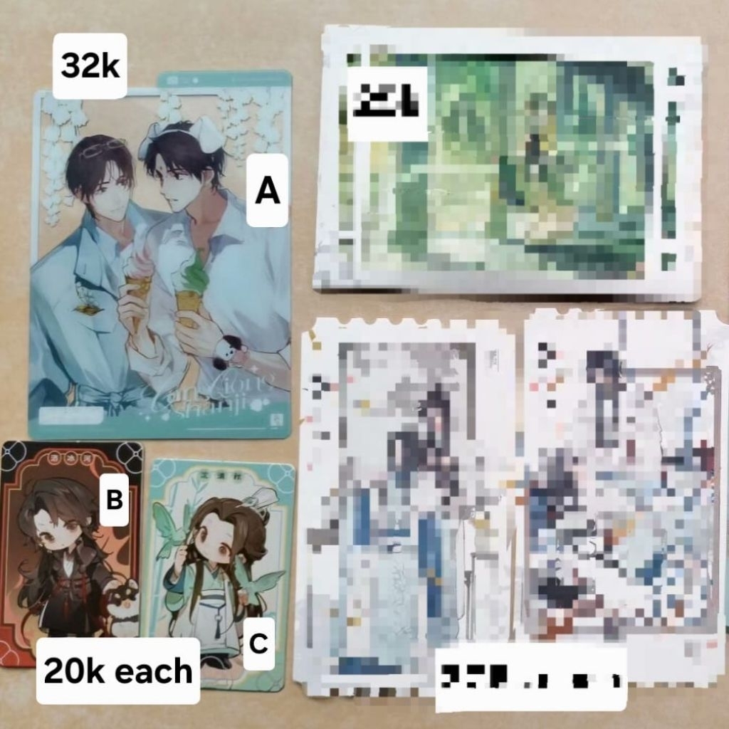 SVSSS Luo Binghe Shen Qingqiu Bingqiu Scum Villain novel special edition pvc postcard photocard pc