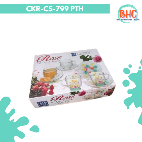 CANGKIR LEPEK ROSES CP 799 SET (CANGKIR + LEPEK)
