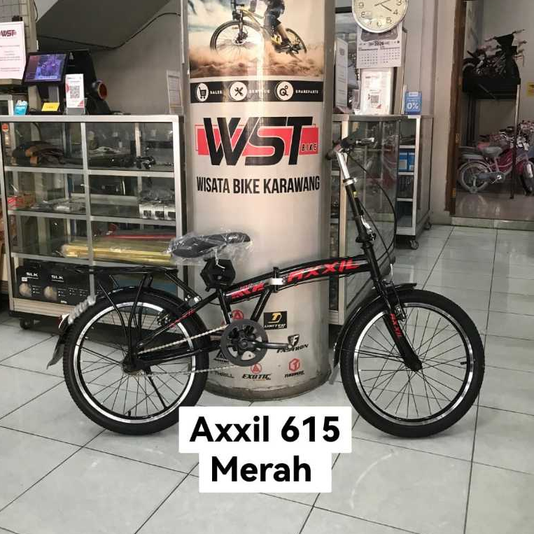 SEPEDA LIPAT 16 20 AXXIL BIKE NEW MODEL 1 SPEED