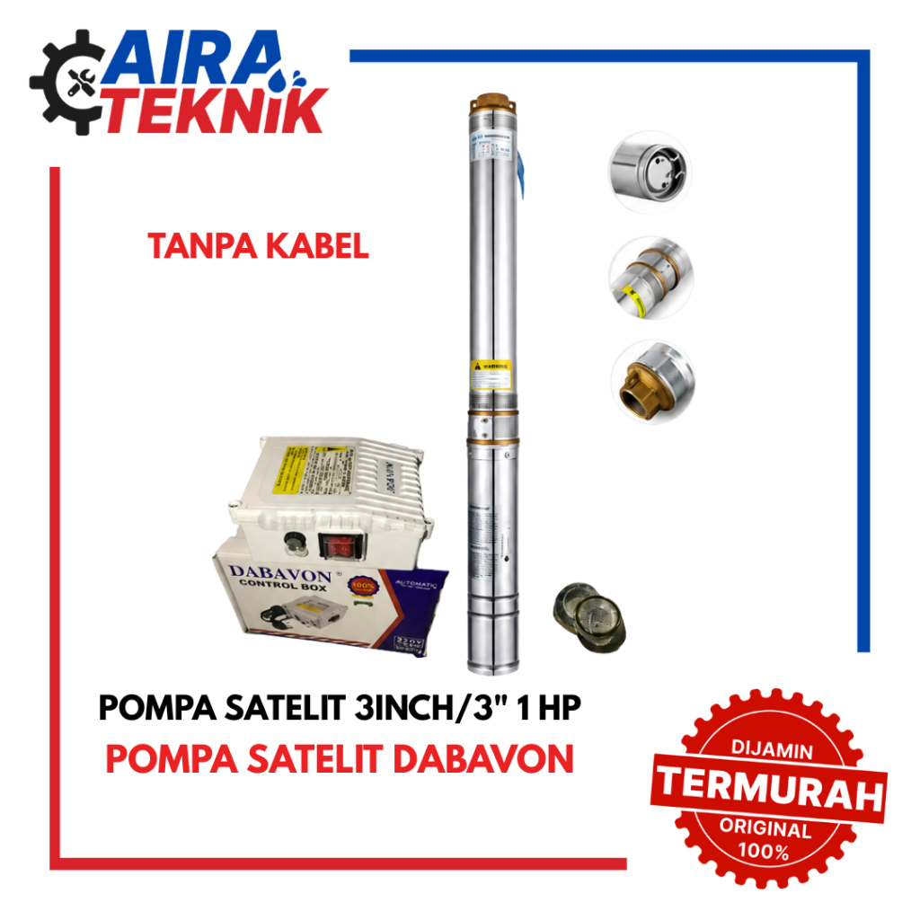 [POMPA SATELIT] DABAVON 3IN 1HP (TANPA KABEL)