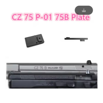 Metal Optic Mount Plate for CZ 75 Compact 75B 75D 85B 97B 97D SP-01 P-01 Shadow Fit Red Dot Sight SE