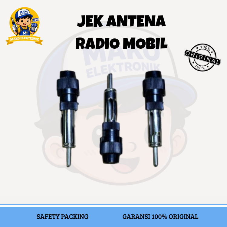 JACK JEK ANTENA RADIO MOBIL KONEKTOR ANTENNA RADIO TAPE TIP MOBIL MALE LAKI
