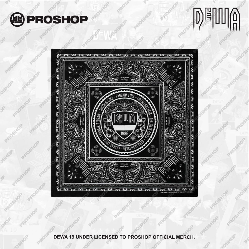 Proshop | The Best Dewa Bandana | Merchandise Dewa 19
