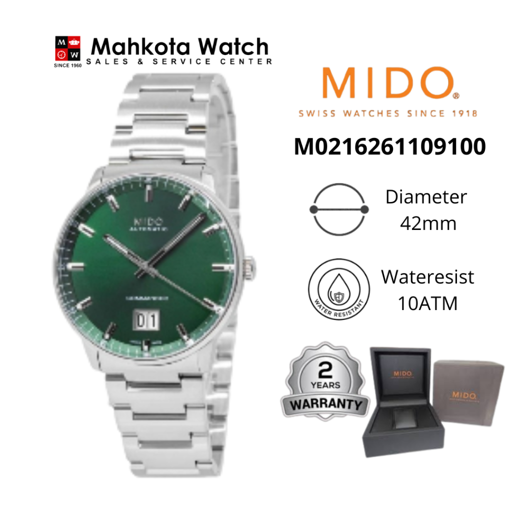 MIDO M0216261109100 JAM TANGAN PRIA ORIGINAL