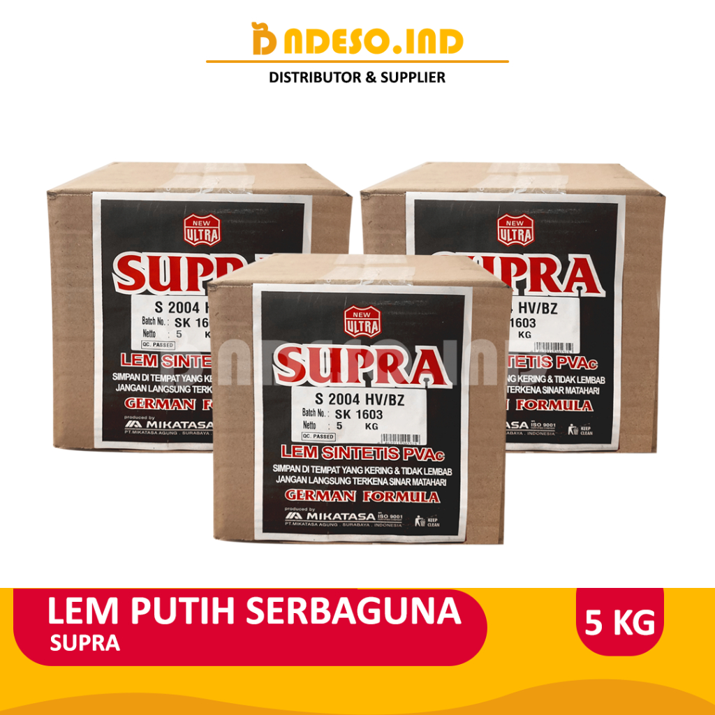 Lem Putih Supra - 5kg