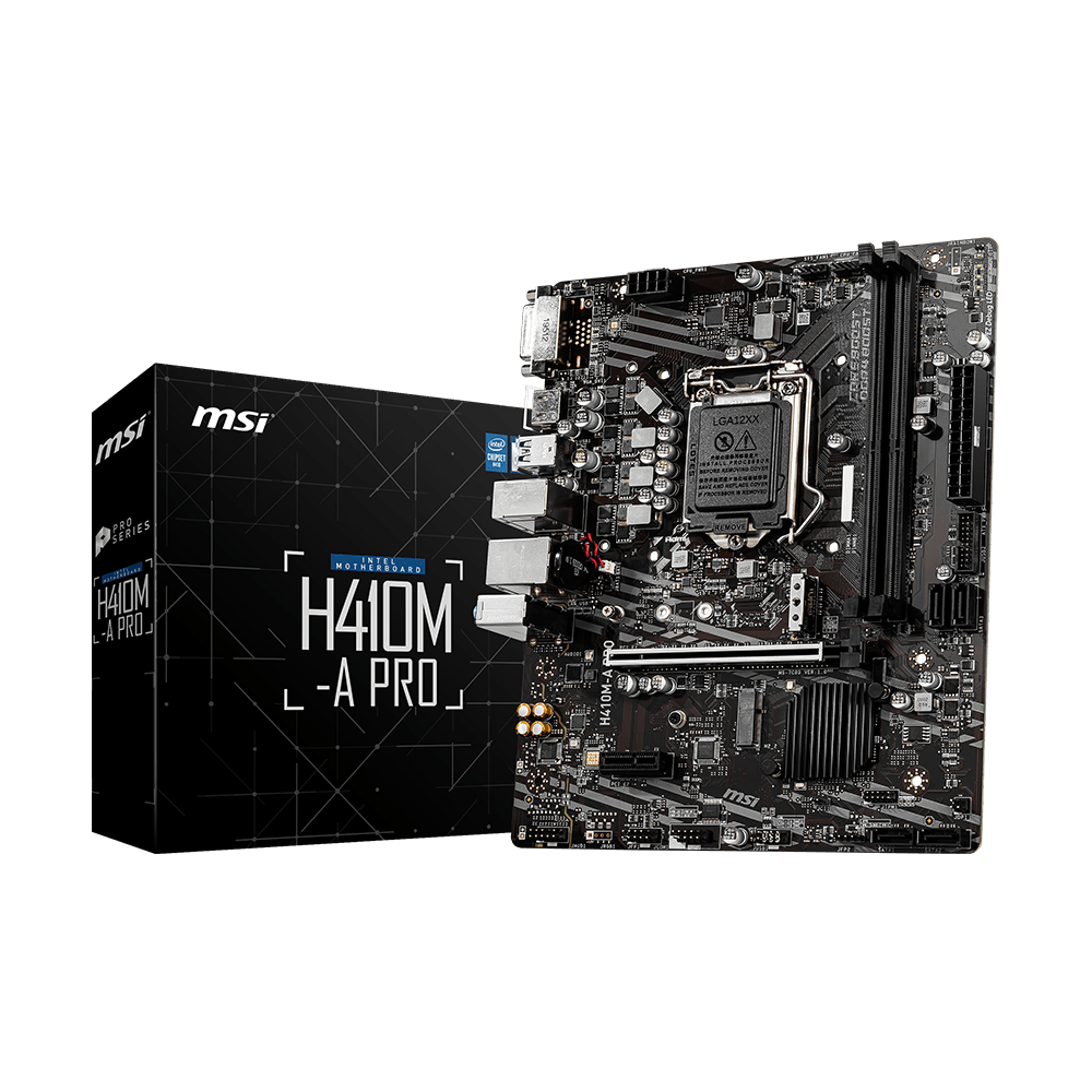 Motherboard MSI H410M-A PRO (LGA1200, H410, DDR4, SATA3)