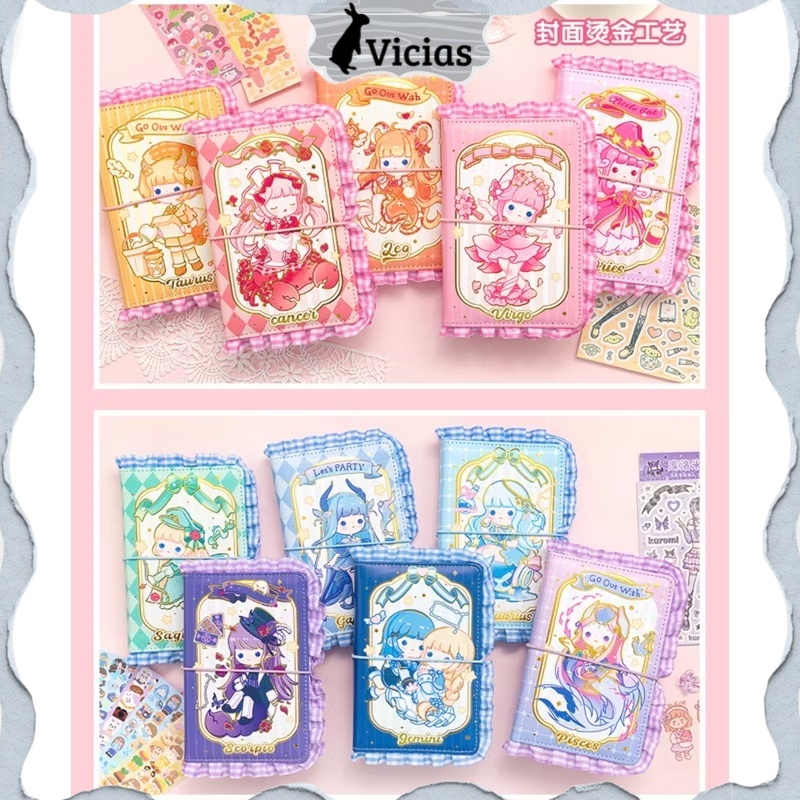 Binder Diary Zodiac Book SET Premium Gift Box Sticker Buku Pinset Lengkap