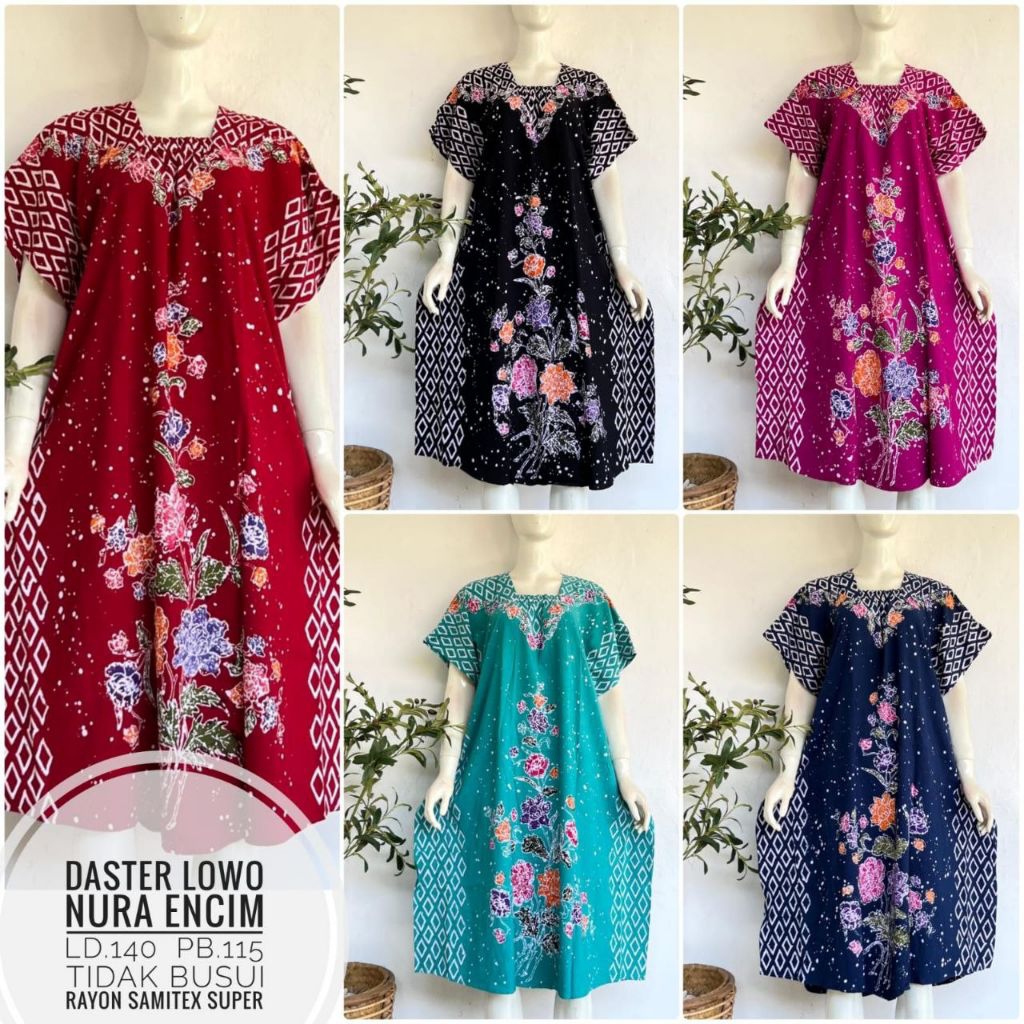 Daster tidak busui rania nura kalong lowo karet seno soga big size baju kelelawar  batik cap