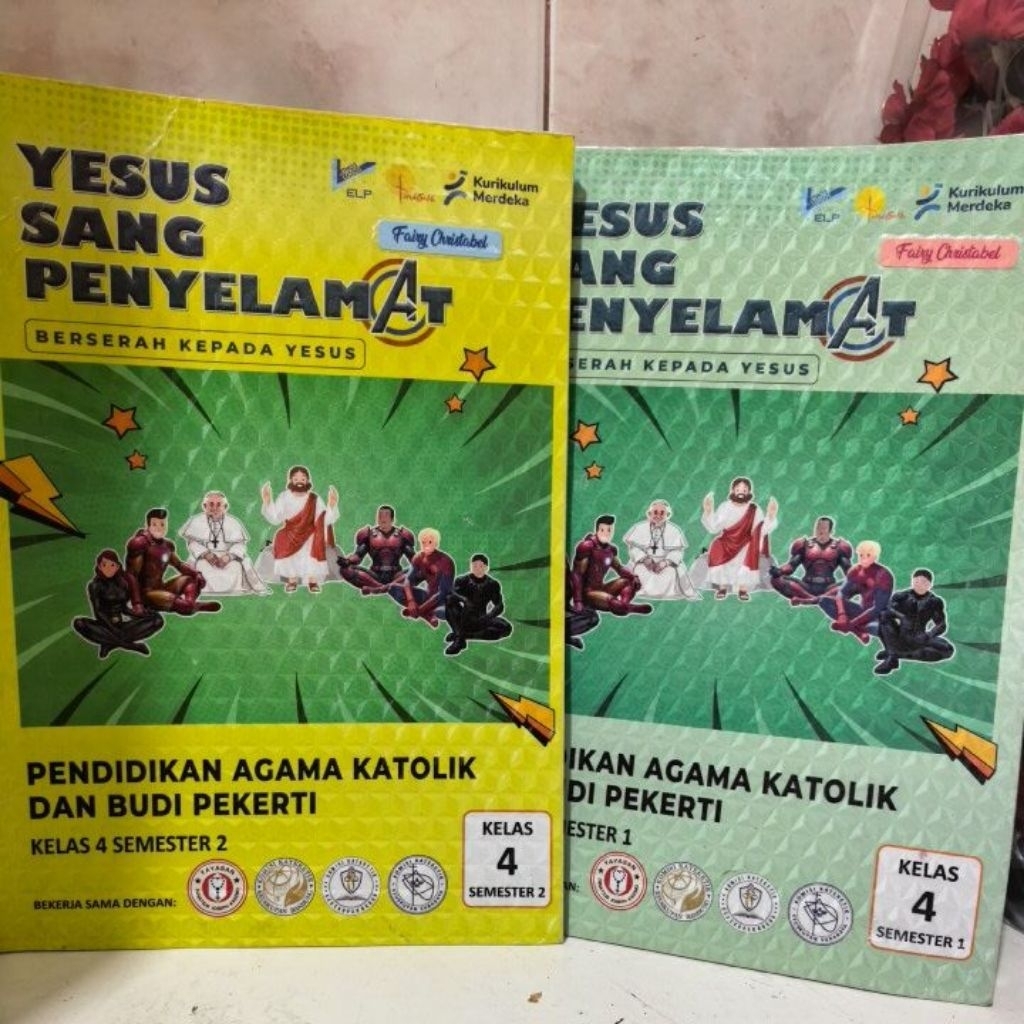 Buku Yesus Sang Penyelamat kelas 4 semester 1 dan 2 Kurikulum Merdeka
