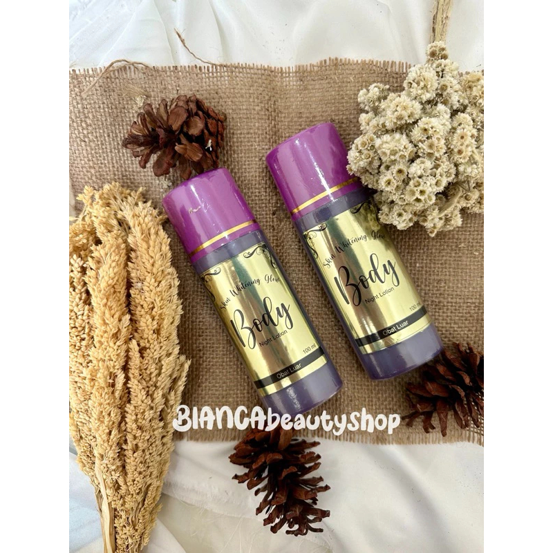 (HDPE) HB NIGHT SKIN WHITENING GLOW 6x Dosis Extra (ORIGINAL)