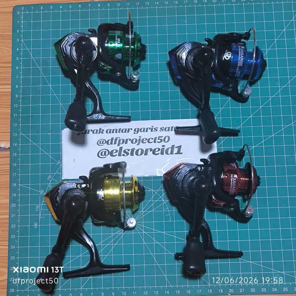 Reel pancing Penggulung senar mini NEPTUNE KAISAR 500 imut kuat ngerik
