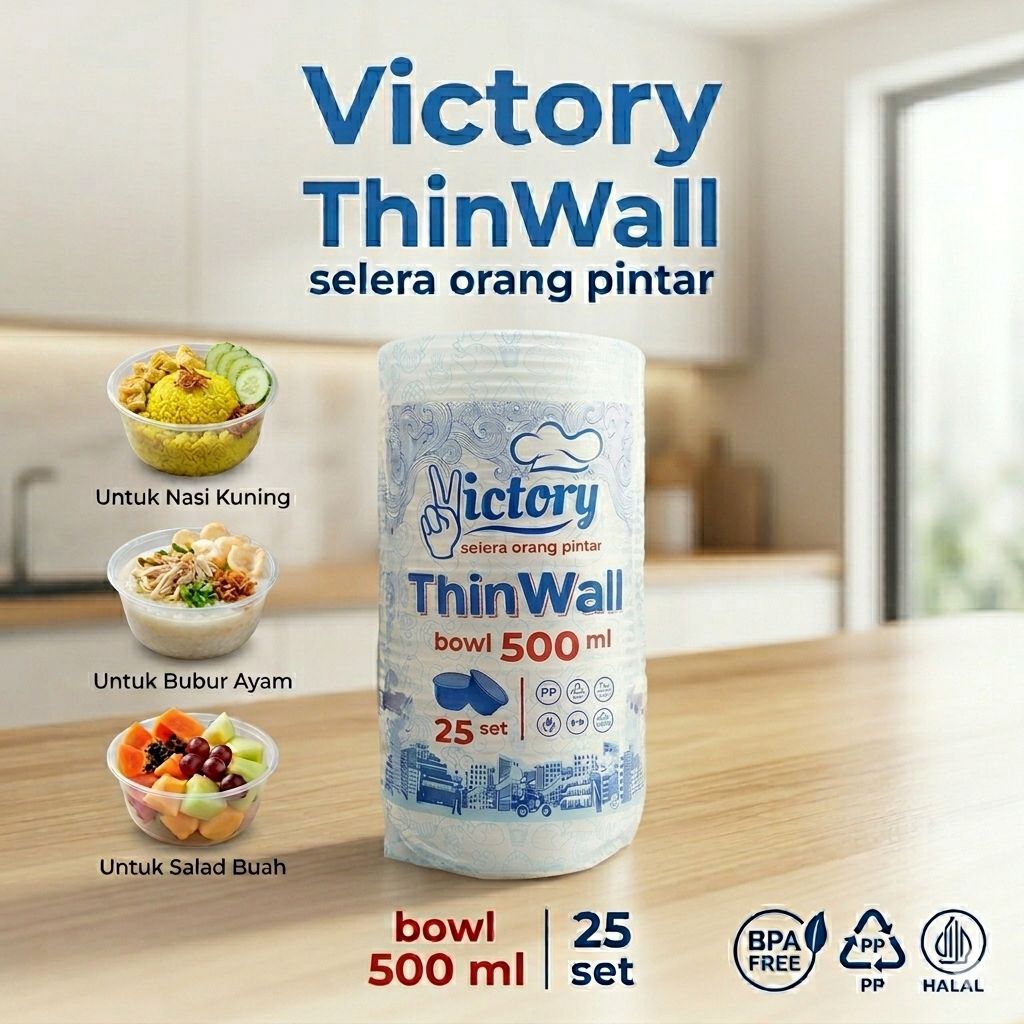 Thinwall 500ml bowl/bulat