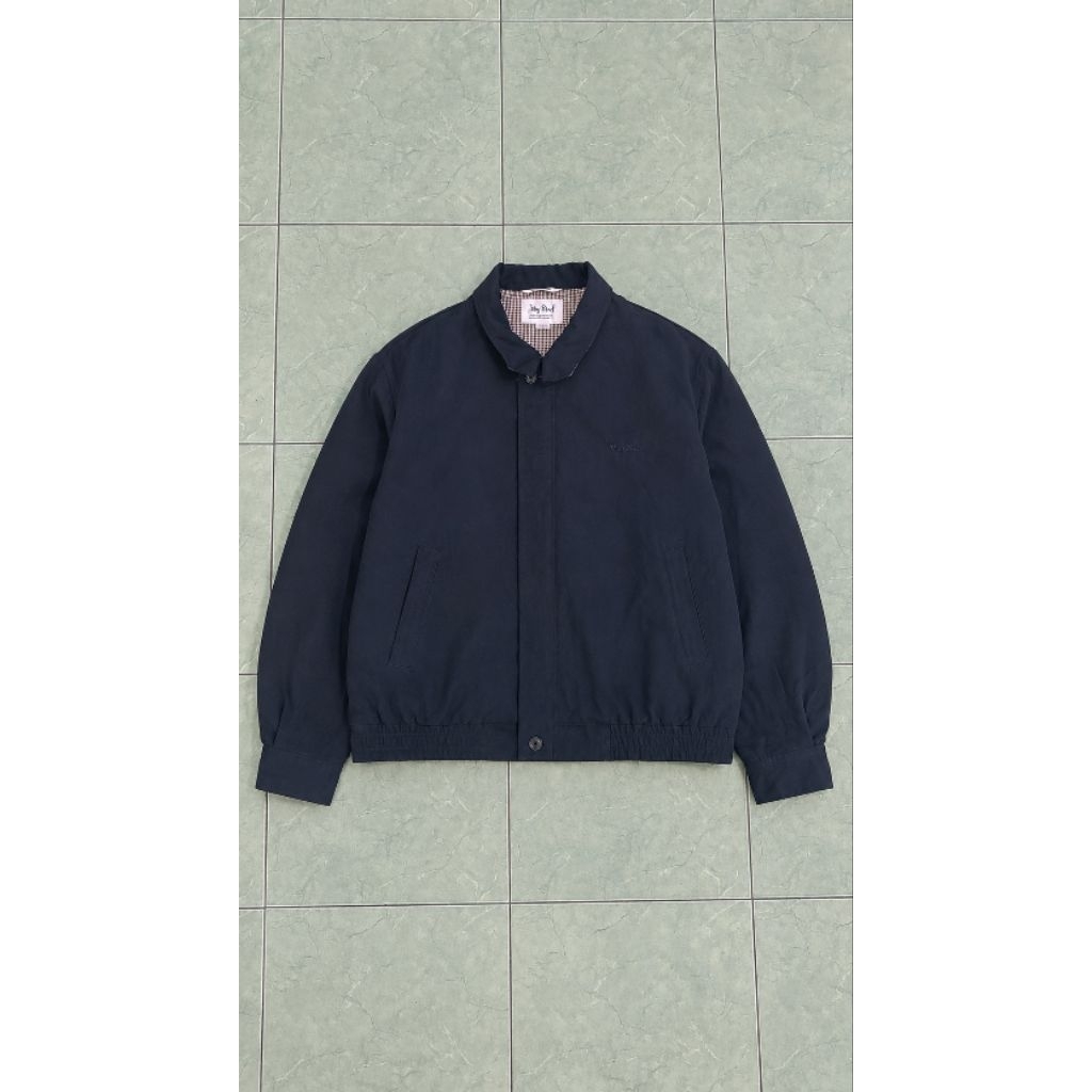 Troy Bros Harrington Jacket Navy Size M Classic Casual Original