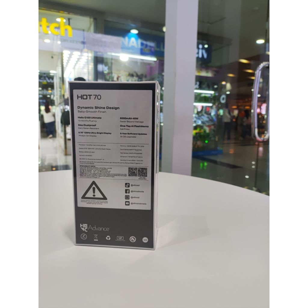 INFINIX HOT 70 RAM 8/128GB