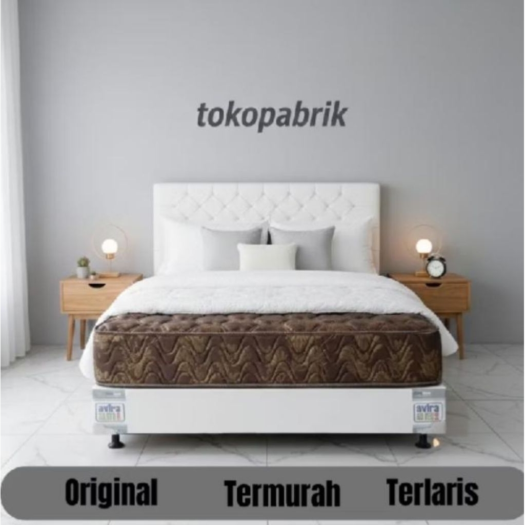 Springbed central deluxe 1set divan + springbed central 160x200 springebed 180x200