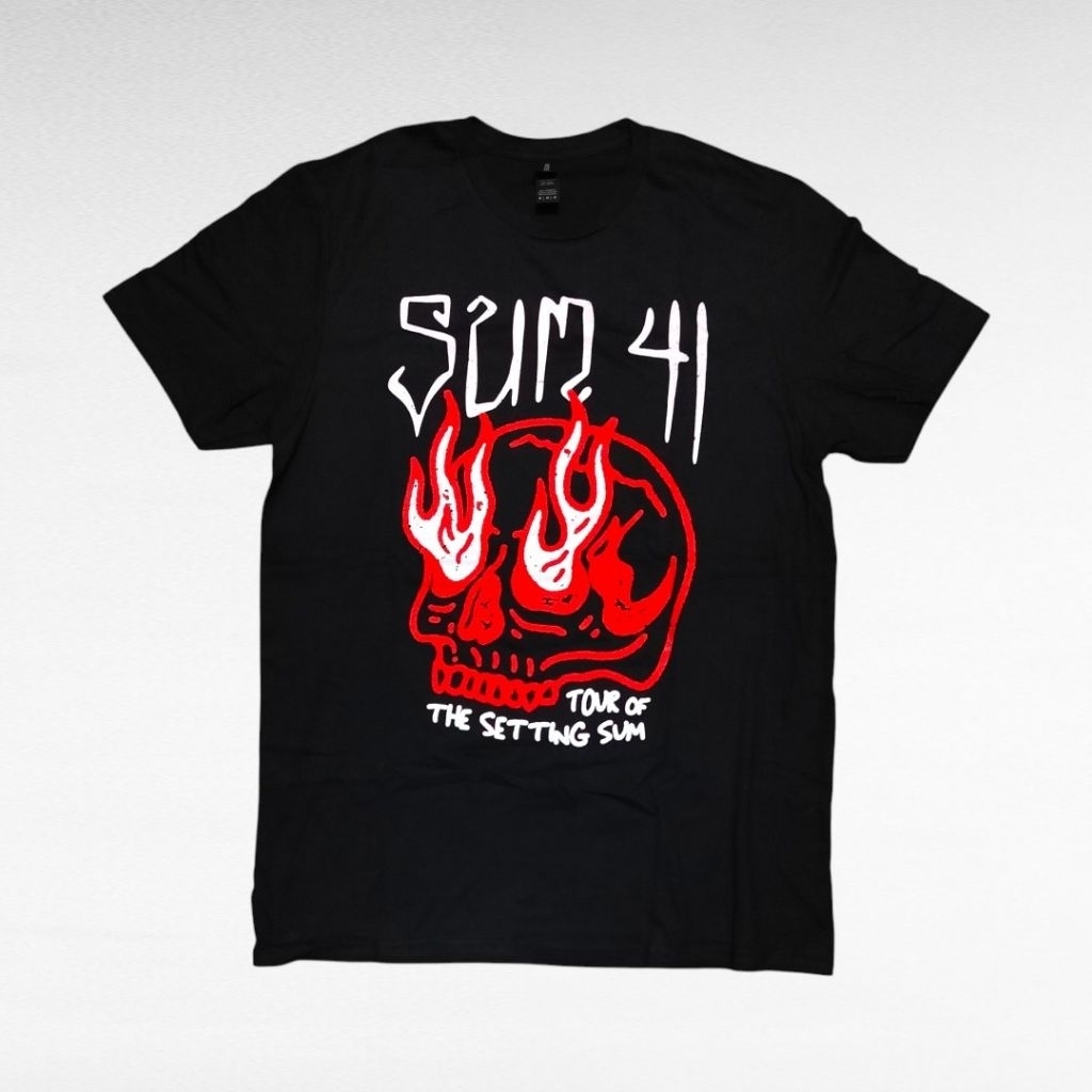 Tshirt SUM 41 - FLAMING SKULL TOUR 2024