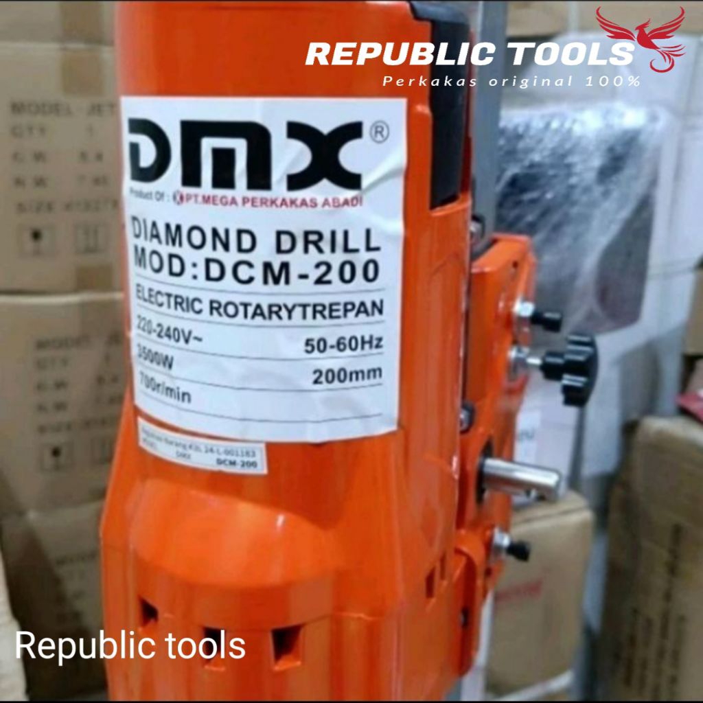 DMX MESIN BOR CORING 200mm MESIN BOR CORING BETON 8inch DMX ORIGINAL