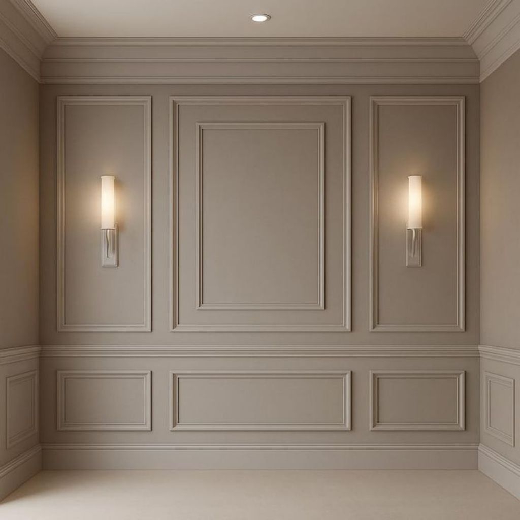 Wall Moulding Custom | Wall Moulding Minimalis | Lis Dinding Kayu | Lis Moulding PVC | Panel Dinding