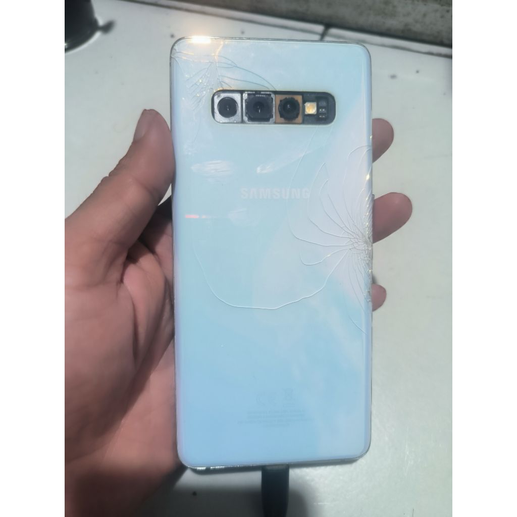 Hp bekas Second Rusak samsung S10 plus