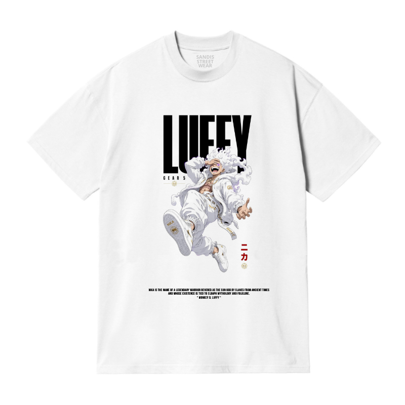 Sandisstreetwear Kaos Anime One Piece Monkey D Luffy Gear Five
