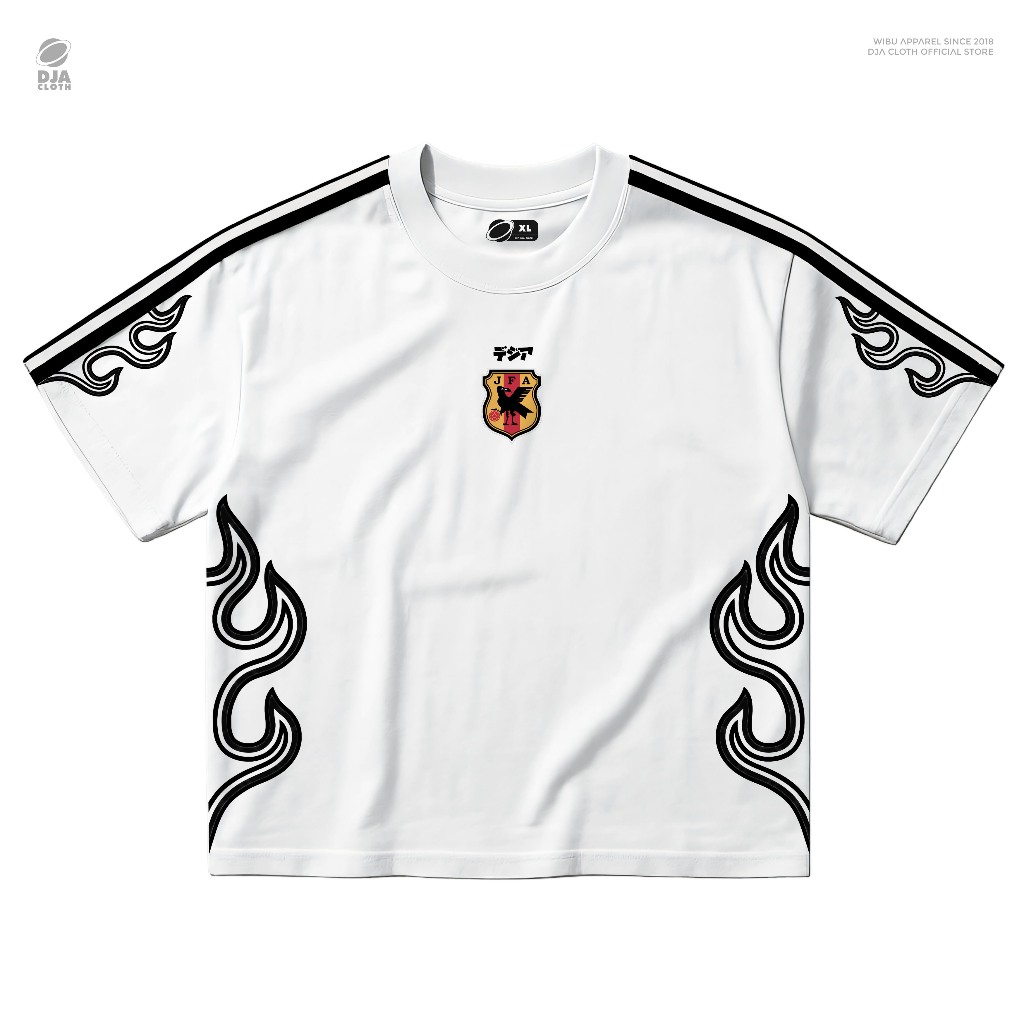 DJA Kaos Japan National Football Team Tim Nasional Jepang JFA Fantasy T-Shirt World Cup Baju Bola
