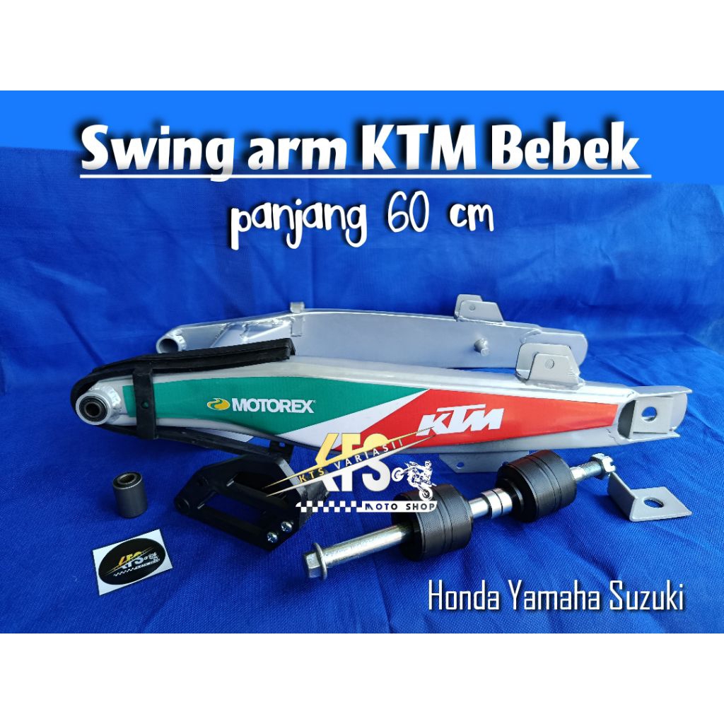 (NEW)SWING ARM KTM KX250 BEBEK TRAIL PANJANG 60CM