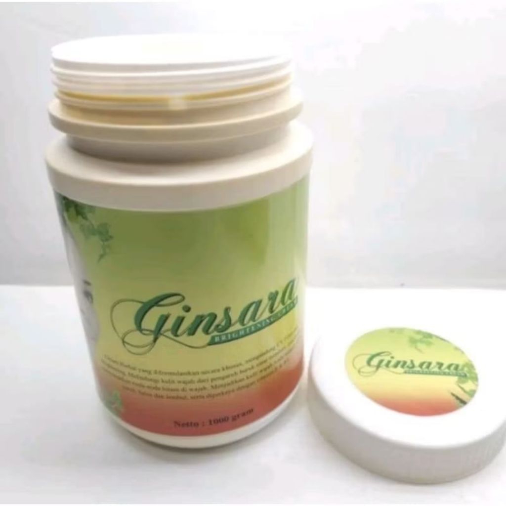 Day Cream Ginsara 1kg BPOM / Cream Siang Ginsara BPOM ASLI