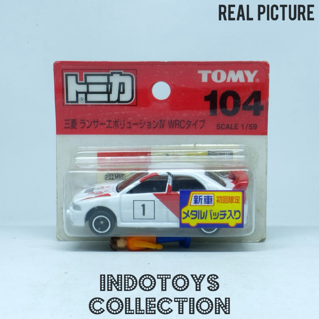 Tomica Blister 104 ~ Mitsubishi Lancer Evo IV WRC